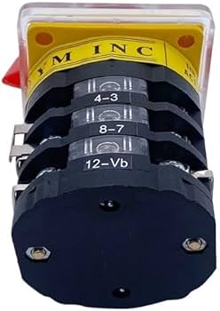 Amazon.co.jp: ロータリー切替スイッチ マルチステップ、5 ポジション